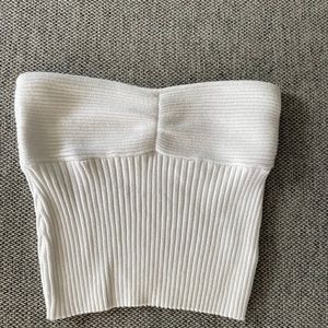 Pacsun white ribbed tube top